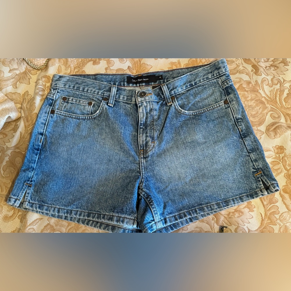 Calvin Klein Blue Classic Denim Shorts